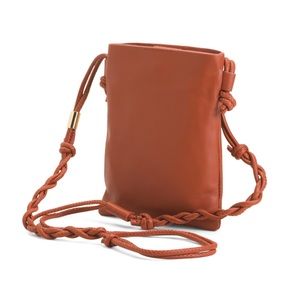VINCE CAMUTO Vanah Leather Crossbody Bag - Color: Morrocan Clay